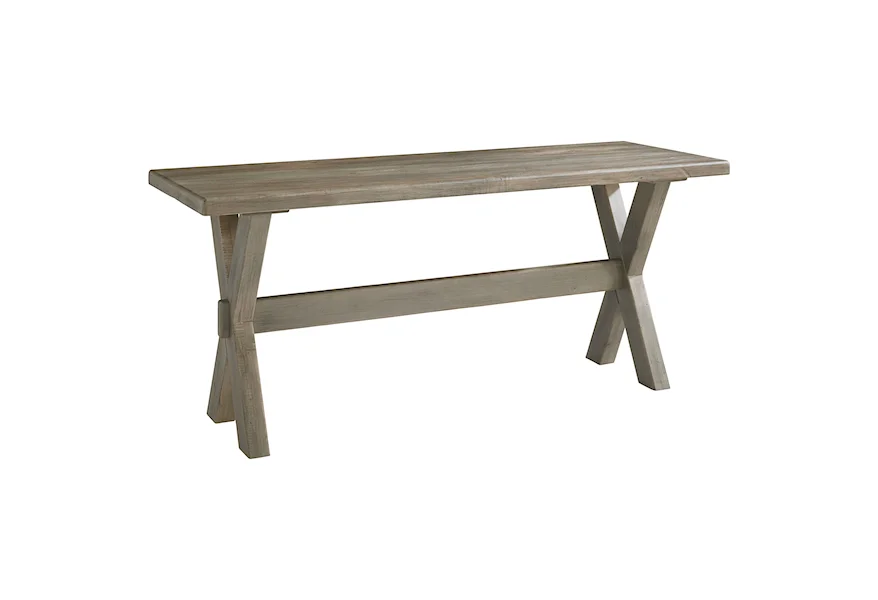 Bench Made Maple Desk by Bassett at Esprit Decor Home Furnishings